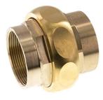 Union Rechte Connector Rp2 Vrouwelijk Messing Platte, Doe-het-zelf en Bouw, Verzenden, Nieuw