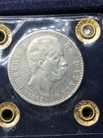 Italië, Koninkrijk Umberto I. 2 Lire 1883 (Zonder, Postzegels en Munten