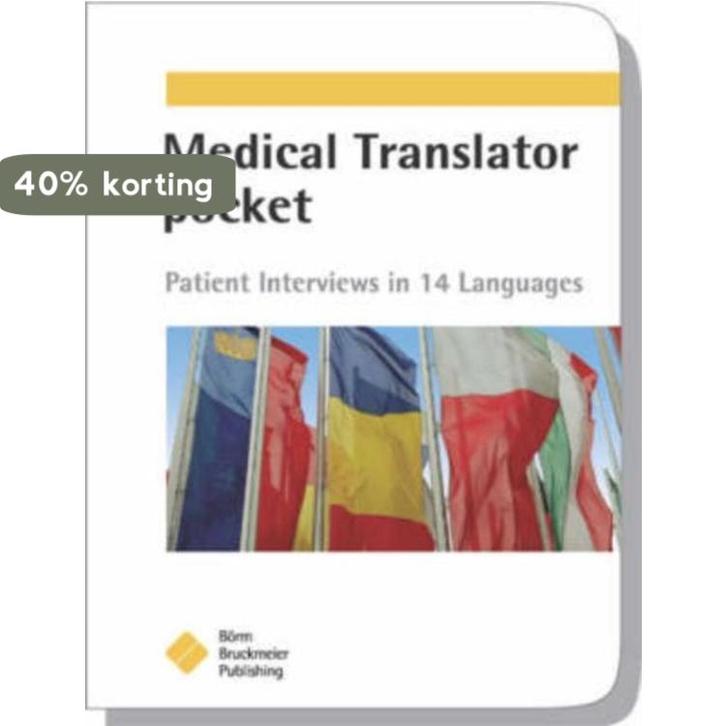 Medical Translator Pocket 9781591032359 Borm Bruckmeier, Boeken, Taal | Engels, Zo goed als nieuw, Verzenden