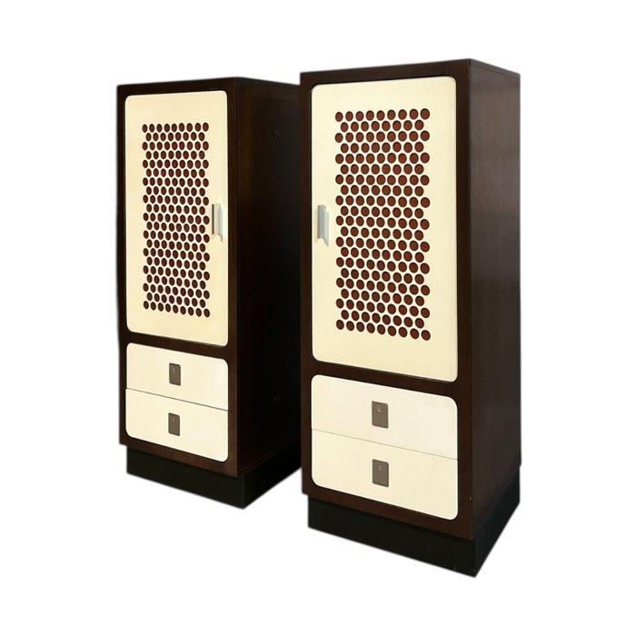 Omnia - Hoog dressoir (2) - Modell 21419 - Hout, Furnier,, Antiquités & Art, Antiquités | Meubles | Chaises & Canapés