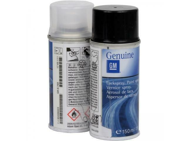ORIGINELE GM spuitverf Spray Can SAPHIR-BLACK Z20R + Clearco, Auto diversen, Autogereedschap, Ophalen of Verzenden