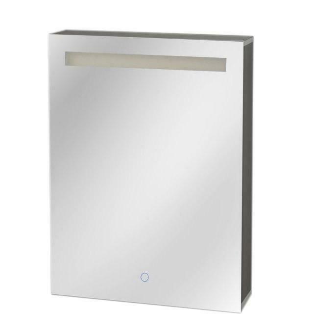 Aluma luxe spiegelkast incl. LED verlichting 60x80cm, Huis en Inrichting, Woonaccessoires | Spiegels, Ophalen of Verzenden