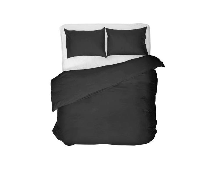 PRIMAVIERA DELUXE Egyptisch katoen uni Zwart - 240 x 200/260, Maison & Meubles, Chambre à coucher | Linge de lit