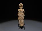Oud-Romeins Been Minerva figuur. 1e-3e eeuw n.Chr. 8,9 cm, Verzamelen