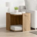 vidaXL Kattenbakkast 53x53x51 cm bewerkt hout artisanaal, Verzenden, Nieuw