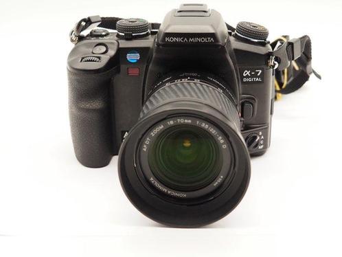 Konica, Minolta alpha7 camera + 18-70mm lens (inclusief, Audio, Tv en Foto, Fotocamera's Digitaal