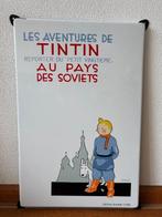 Prachtig geëmailleerd bord met de iconische cover van het