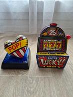 Burton Morris - LOT Pop Heart Blue + Tirelire Jackpot ! -