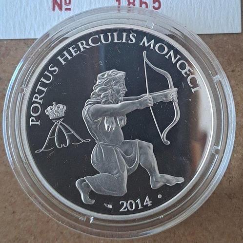 Monaco. 10 Euro 2014 Hercules the Archer Proof  (Zonder, Postzegels en Munten, Munten | Europa | Euromunten