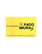 1968 LAMBORGHINI MIURA P400 S INSTRUCTIEBOEKJE ITALIAANS, Ophalen of Verzenden