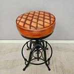 Tabouret - réglable en hauteur - Cuir, Métal