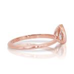 Ring - 14 karaat Roségoud - 1.00ct. tw. Diamant (Natuurlijk), Handtassen en Accessoires, Ringen, Nieuw