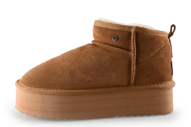 Warmbat Boots in maat 40 Cognac, Kleding | Dames, Schoenen, Overige kleuren, Zo goed als nieuw, Overige typen, Verzenden