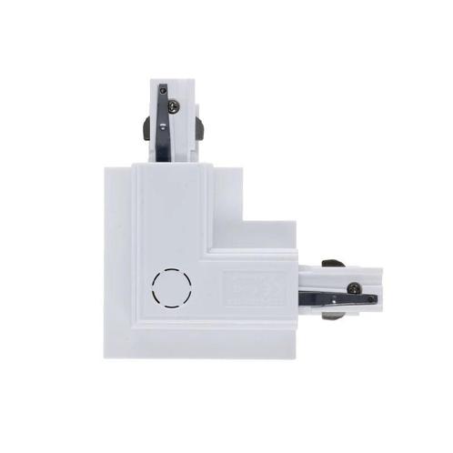 Luxar Inbouw 3 Fase L-Vorm Connector Outside Wit, Huis en Inrichting, Lampen | Plafondlampen, Nieuw, Verzenden