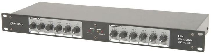 Citronic LS26 Mono/stereo Lijn Splitter Signaal Verdeler, Audio, Tv en Foto, Luidsprekerboxen
