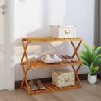 vidaXL Schappenkast inklapbaar 3-laags 70x31x63 cm, Huis en Inrichting, Kasten | Boekenkasten, Verzenden, Nieuw