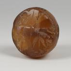 Sasanian agaat GIGANTISCHE ZEGEL met twee staande, Verzamelen