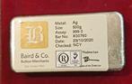 500 gram - Zilver .999 - BAIRD & CO - Verzegeld en met, Postzegels en Munten, Edelmetalen en Baren