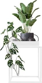 ML-Design Plantenstandaard, wit, van metaal, 35 x 35 x 46 cm, Huis en Inrichting, Verzenden, Nieuw