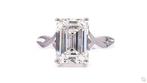 Ring - 18 karaat Witgoud - 4.04ct. tw. Diamant (Lab-grown) -, Nieuw