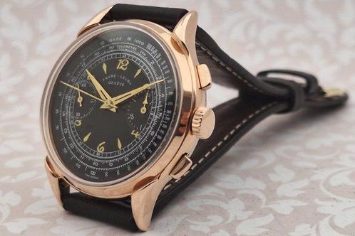 Chronographe Suisse - Favre Leuba - Cal. Vênus 188 - Sans, Handtassen en Accessoires, Horloges | Heren