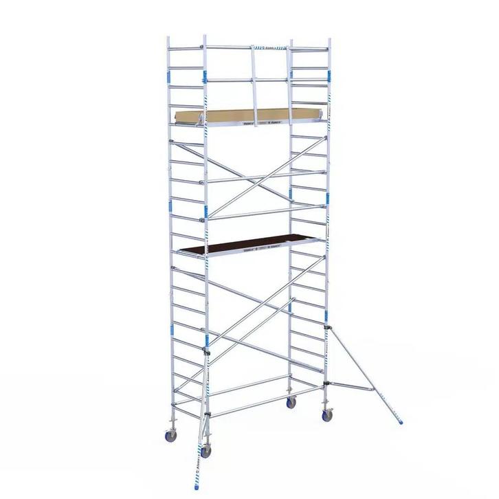 Basic rolsteiger 90 x 7,2m WH met voorloopleuning, Bricolage & Construction, Échafaudages, Envoi