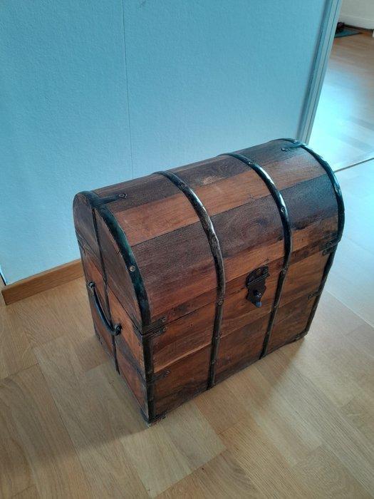 Kist - Walnoot - Schatkist (6 flessen), Antiquités & Art, Curiosités & Brocante