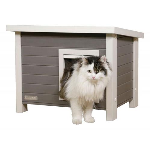 Eco-stable de la maison de chat en plastique eli 57x45x43cm, Animaux & Accessoires, Accessoires pour chats, Neuf