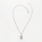 Collier - 18 carats Or blanc Diamant (Naturelle), Handtassen en Accessoires, Kettingen, Nieuw