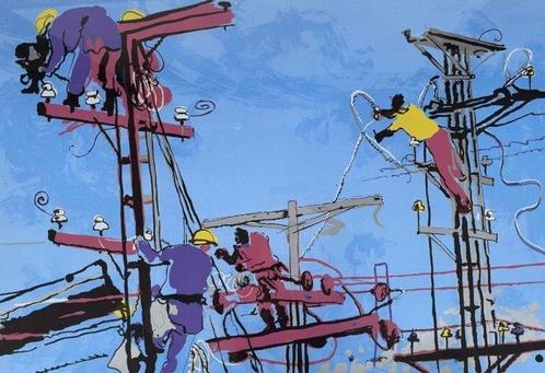 Fons van Laar (1959) - Electriciens India, Antiek en Kunst, Antiek | Overige Antiek