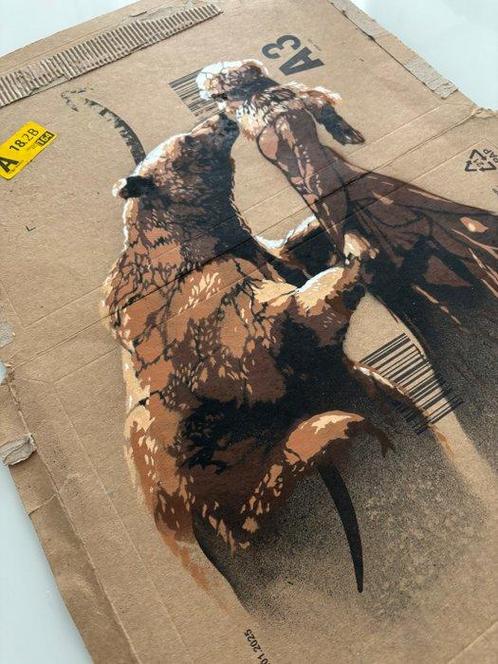 About Ponny - Bear, Antiek en Kunst, Kunst | Schilderijen | Modern
