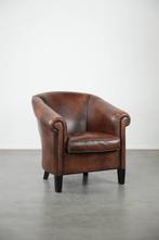 Fauteuil - Cuir de veau - Rundleren fauteuil club, Antiquités & Art