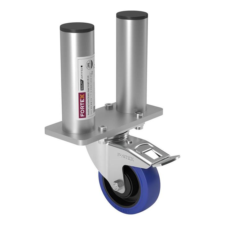 FORTEX STAGE750 dubbele poot met zwenkwiel/rem podiumhoogte, Muziek en Instrumenten, Licht en Laser, Verzenden