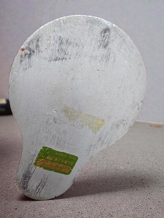 French Modernist Aluminium Vase by Albert Leclerc, 1970s –, Antiquités & Art, Antiquités | Meubles | Chaises & Canapés