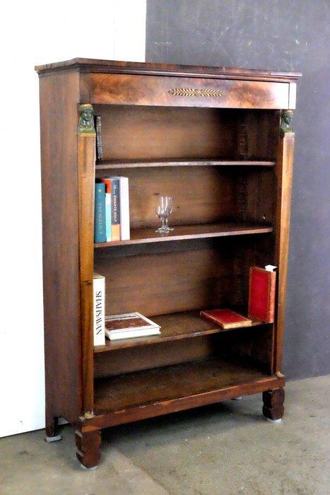 Boekenkast - mahonie en eiken, Antiek en Kunst, Antiek | Overige Antiek