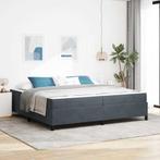 vidaXL Bedframe Anders Wit en Lichtgrijs 200 x 200 cm, Verzenden, Nieuw