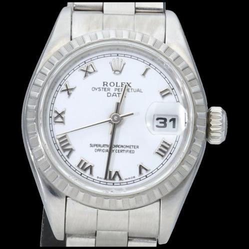 Rolex Oyster Perpetual Lady Date 26 79240 uit 2004, Handtassen en Accessoires, Horloges | Dames, Verzenden