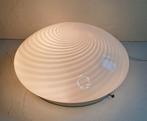 Lamp - Glas, Metaal - Vintage swirl lamp, Antiek en Kunst