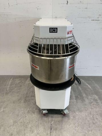 RVS Verrijdbare spiraalkneder deegmenger deegmixer 30 liter, Ophalen of Verzenden