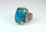 Turquoise - Zilver - Ring