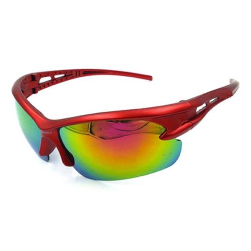 Gepolariseerde Ski Zonnebril - Sport Skibril Shades Rood, Handtassen en Accessoires, Zonnebrillen en Brillen | Heren, Nieuw, Verzenden