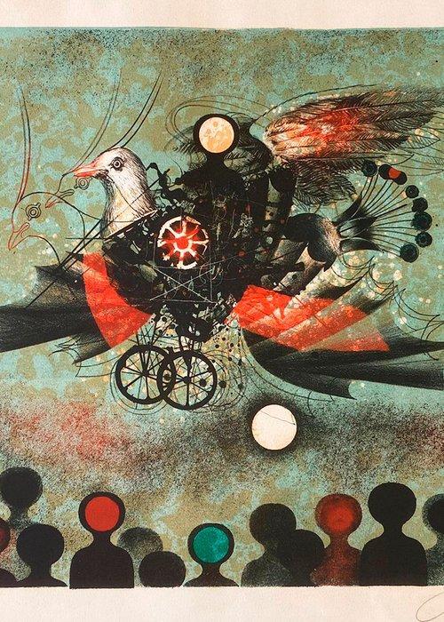 Pierre Henry Jacquot (1929-2009) - La machine volante, Antiek en Kunst, Antiek | Overige Antiek