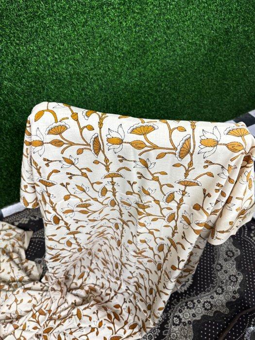 Luxe katoenen stof - Meubelstof - 500 cm - 110 cm - Katoenen, Antiek en Kunst, Antiek | Tapijten, Tafelkleden en Textiel