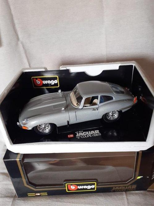 Bburago - 1:18 - Jaguar E Coupé e Cabriolet - Originale 1961, Hobby & Loisirs créatifs, Voitures miniatures | 1:5 à 1:12