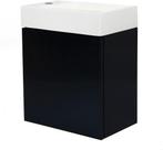 2dekans | Allibert Wastafek - 41 x 49 x 26 cm - Mat Zwart, Tuin en Terras, Ophalen of Verzenden, Nieuw