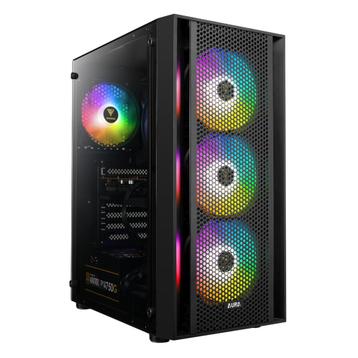 AMD Ryzen 5 5500 6-Core RGB Game Computer / Gaming PC - G... beschikbaar voor biedingen