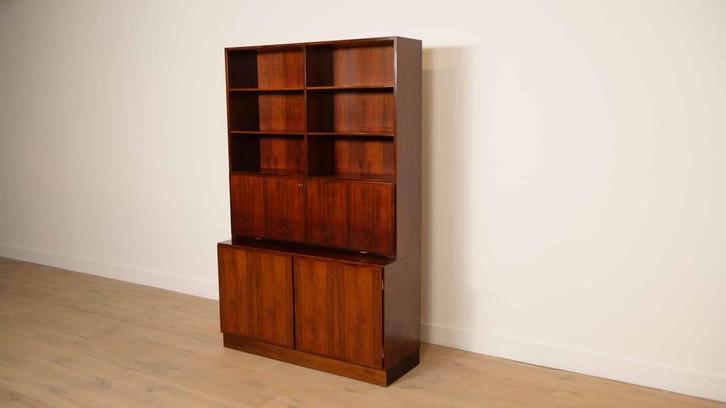 Vintage wandkast | Boekenkast | Secretaire | Omann Jun, Huis en Inrichting, Kasten | Wandmeubels, Ophalen of Verzenden
