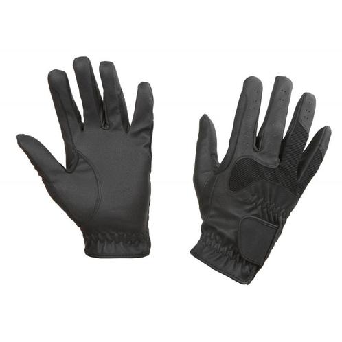 Gants déquitation gloria noir t. m - kerbl, Bricolage & Construction, Vêtements de sécurité, Neuf