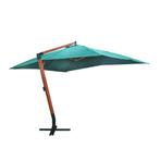 vidaXL Zweefparasol Melia 300x400 cm groen, Tuin en Terras, Parasols, Verzenden, Nieuw