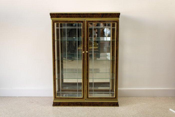 Vitrine - Dikke panelen op een marmeren vloer. - Hout,, Antiek en Kunst, Curiosa en Brocante